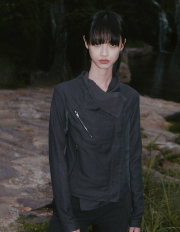 Asymmetrical Biker Jacket